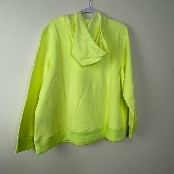 Ideology Barbell Yellow Pullover Hoodie NWT Womens Plus Size 2X - Picture 3 of 7